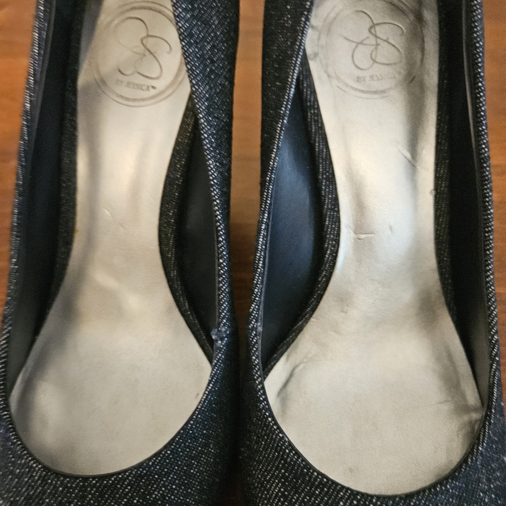 Jessica Simpson denim pumps Oscar - Picture 4 of 9
